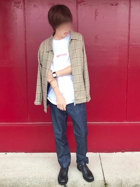 「きれいめスタイル」｜「アイテム（ブルゾン）」を使った、じいさん（メンズ・172cm）の秋コーディネート