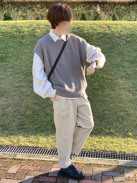 じいさん（メンズ・172cm）の秋コーディネート