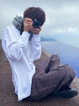 じいさん（メンズ・172cm）の冬コーディネート