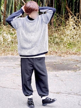 「Guranisuta（グラニスタ）のアイテム」を使った、じいさん（メンズ・172cm）の冬コーディネート