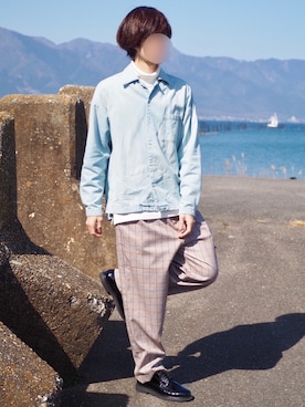 「Guranisuta（グラニスタ）のアイテム」を使った、じいさん（メンズ・172cm）の春コーディネート