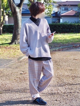 「Guranisuta（グラニスタ）のアイテム」を使った、じいさん（メンズ・172cm）の春コーディネート