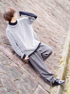 「Guranisuta（グラニスタ）のアイテム」を使った、じいさん（メンズ・172cm）の春コーディネート