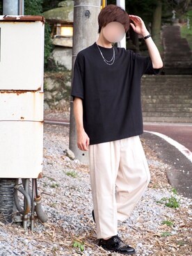 「Guranisuta（グラニスタ）のアイテム」を使った、じいさん（メンズ・172cm）の秋コーディネート