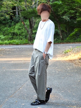 「Guranisuta（グラニスタ）のアイテム」を使った、じいさん（メンズ・172cm）の秋コーディネート