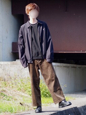 じいさん（メンズ・172cm）の秋コーディネート