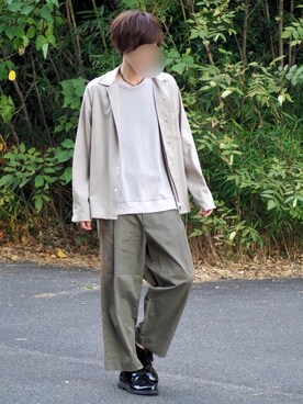 じいさん（メンズ・172cm）の秋コーディネート