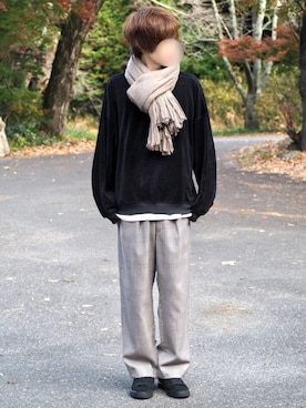 じいさん（メンズ・172cm）の冬コーディネート