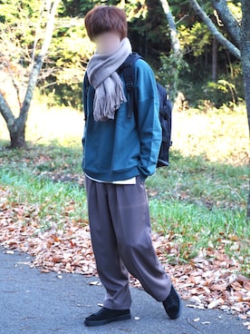 じいさん（メンズ・172cm）の冬コーディネート