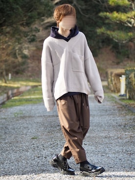 じいさん(メンズ・172cm)の春コーディネート