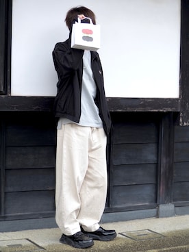 じいさん（メンズ・172cm）の春コーディネート