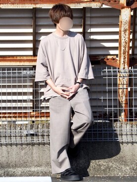 じいさん（メンズ・172cm）の春コーディネート