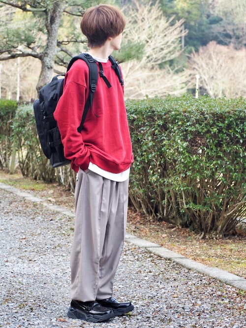 No Brand ノーブランド のバックパック リュックを使ったメンズ人気ファッションコーディネート Nasscorp