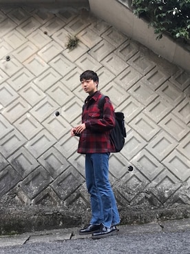 Rikuさん（メンズ・181cm）の冬コーディネート