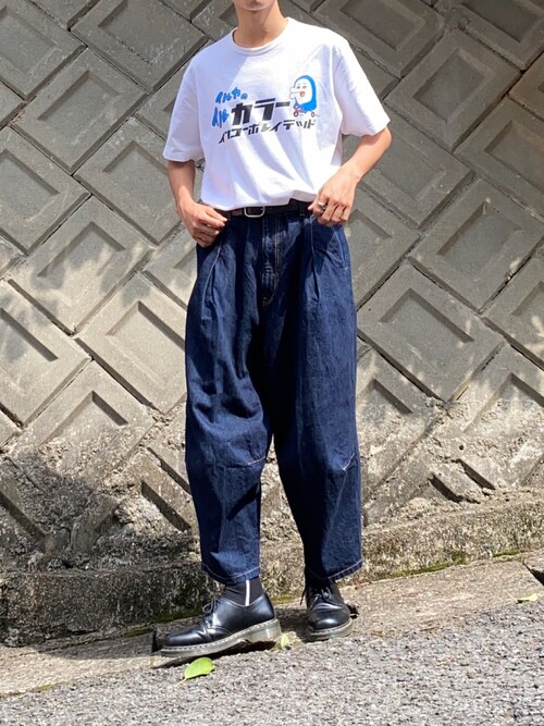 Riku│SETTO Denim pants Looks - WEAR