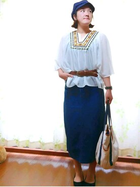 Kiki Gotouさん(レディース・164cm)の夏コーディネート