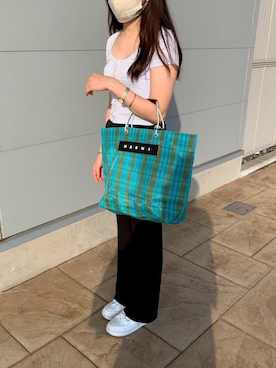 「MARC JACOBS（マークジェイコブス）のアイテム（ブレスレット）」を使った、🧃さん（レディース・157cm）の夏コーディネート