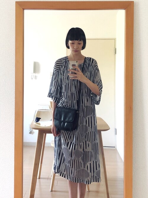 果歩 Mina Perhonenのワンピースを使ったコーディネート Wear