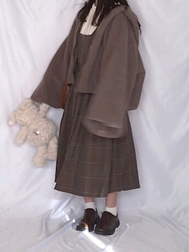 「apres jour（アプレジュール）のアイテム（ブルゾン）」を使った、ちろるさん（レディース・149cm）の冬コーディネート