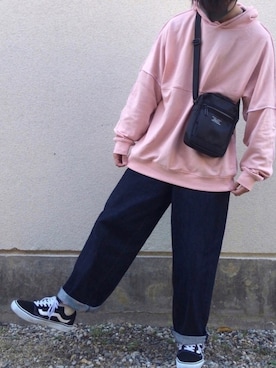 「PLACE PLAN（プレイスプラン）のアイテム」を使った、シュンさん（メンズ・172cm）の春コーディネート