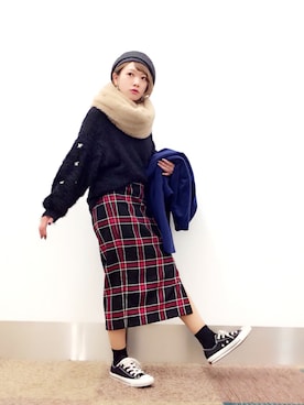 isonさん（レディース・156cm）の冬コーディネート