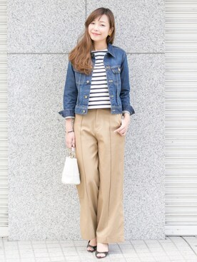 kawanoさん（レディース・164cm）の春コーディネート