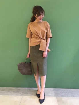 kawanoさん（レディース・164cm）の春コーディネート