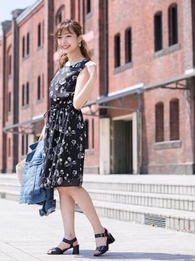 「URBAN RESEARCH ROSSO WOMEN（アーバンリサーチ　ロッソ）のアイテム（デニムジャケット）」を使った、kawanoさん（レディース・164cm）の夏コーディネート