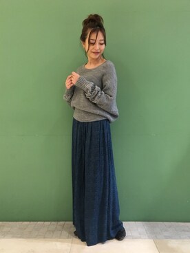 「ISABEL MARANT（イザベルマラン）のアイテム（スカート）」を使った、kawanoさん（レディース・164cm）の秋コーディネート
