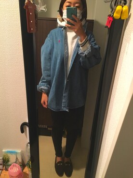 「relacher（ルラシェ）のアイテム」を使った、andreaさん（レディース・158cm）の秋コーディネート