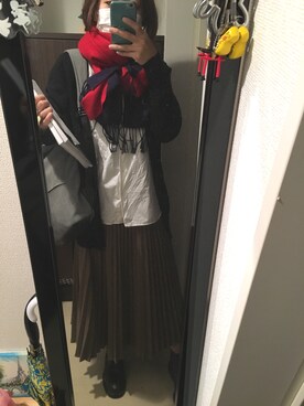 「relacher（ルラシェ）のアイテム」を使った、andreaさん（レディース・158cm）の秋コーディネート
