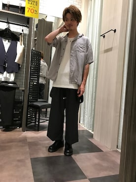 「キュプラ」｜GGD edition あべの店さん（メンズ・170cm）の秋コーディネート