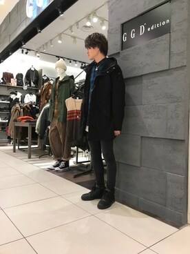 モッズコートを使った「GGD」のメンズ人気ファッションコーディネート 
