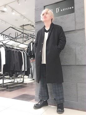 「GGD（ジージーディー）のアイテム（ジャケット/アウター）」を使った、GGD edition あべの店さん（メンズ・165cm）の冬コーディネート