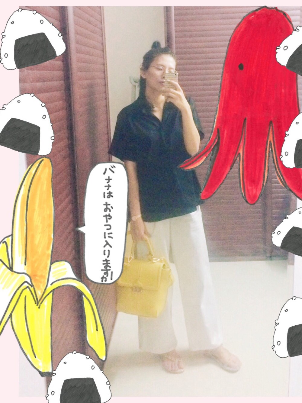 「UNIQLOのアイテム（Tシャツ/カットソー、ブラック系）」を使った、然，さん（レディース・165cm）の夏コーディネートの1枚目の写真
