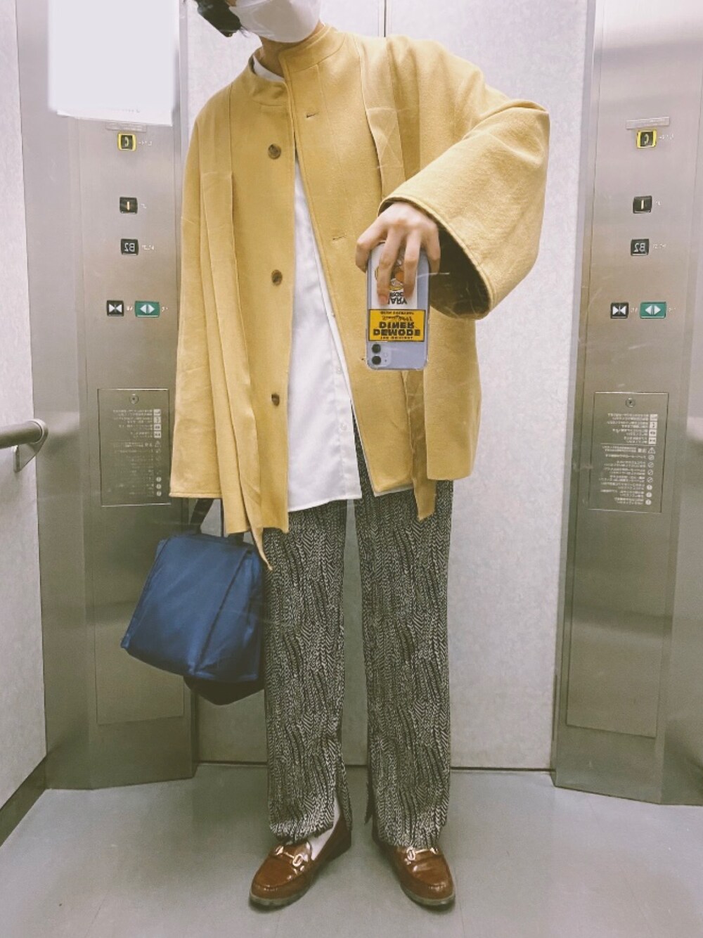 「Link、柄パンツ」｜「Linkのアイテム（ジャケット/アウター、ベージュ系）」を使った、tajiさん（レディース・168cm）の春コーディネートの1枚目の写真