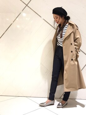 オーバーサイズトレンチコートを使った人気ファッションコーディネート Wear