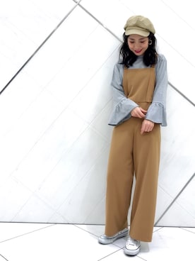 「アーバンリサーチ」｜「アイテム（キャスケット）」を使った、SAKI.さん（レディース・161cm）の冬コーディネート