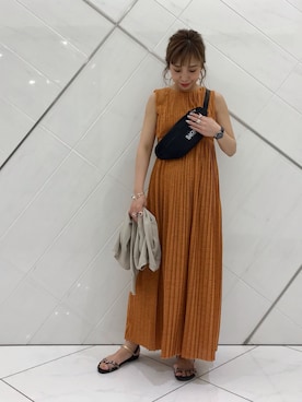 「bach（バッハ）のアイテム」を使った、SAKI.さん（レディース・161cm）の春コーディネート