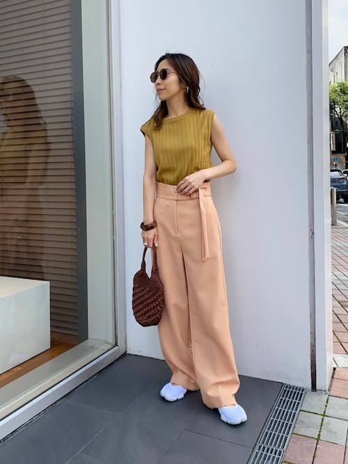 セール】DOUBLE BELT PANTS（スラックス）｜LAATO（ラート）の