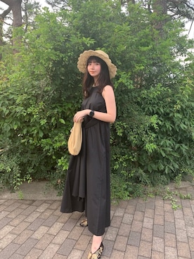 「アイテム（ワンピース/ドレス）」を使った、クミッコさん（レディース・164cm・10代）の夏コーディネート