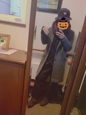 「wearhalloween2017」｜「アイテム（帽子）」を使った、わたろさん（メンズ・167cm）の秋コーディネート
