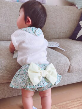 「Leapepe（レアぺぺ）のアイテム」を使った、saakさん（レディース・80cm）の夏コーディネート