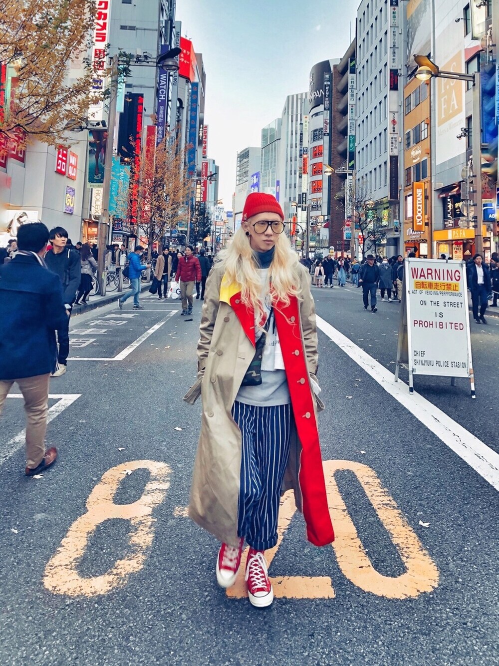 PHENOMENONのチェスターコートを使った人気ファッションコーディネート