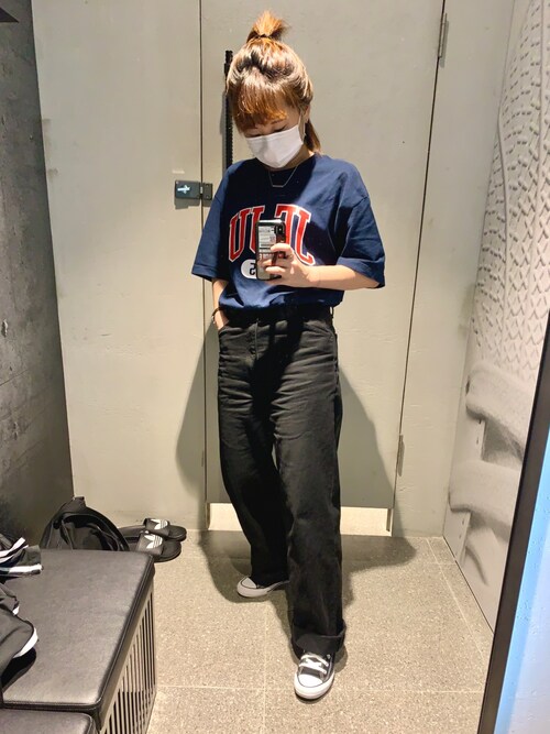 Lilbicyann ユニクロのデニムパンツを使ったコーディネート Wear Lilbicyann ユニクロのデニムパンツを使ったコーディネート Wear