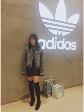 「MONKI（モンキ）のアイテム（アンダーウェア）」を使った、维维尼さん（レディース・160cm）の冬コーディネート