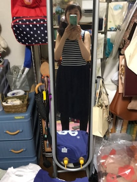 「present（プレゼント）のアイテム（ネックレス）」を使った、Cicaさん（レディース・167cm）の夏コーディネート