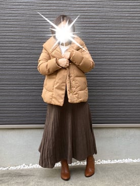 「URBAN RESEARCH Sonny Label（アーバンリサーチサニーレーベル）のアイテム（ダウンジャケット/コート）」を使った、ココさん（レディース・145cm）の冬コーディネート