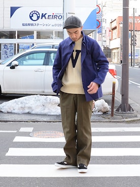 「VAN（バン）のアイテム（トップス）」を使った、FUNS_FUKUSHIMAさん（メンズ・171cm）の冬コーディネート