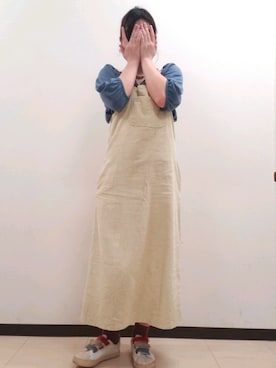 「料理教室コーデ」｜「アイテム（ワンピース/ドレス）」を使った、mapleさん（レディース・160cm）の夏コーディネート